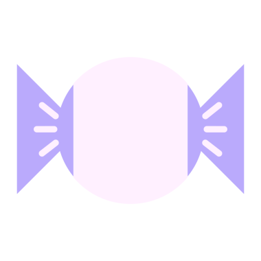 Cadılar bayramı şekeri parlak neon renginde