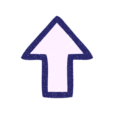 parlak neon renginde ok işareti