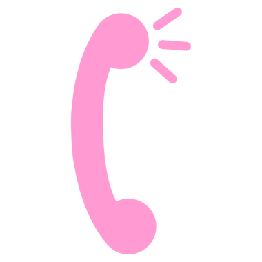 Parlak neon renkli telefon alıcısı