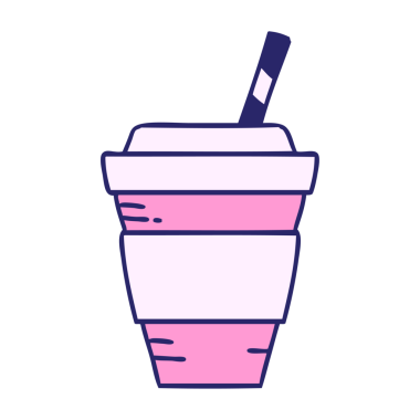 parlak neon renkli tek kullanımlık kahve fincanı.