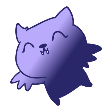 Parlak neon renkli şirin kawaii yarasasının serbest çizim çizimi