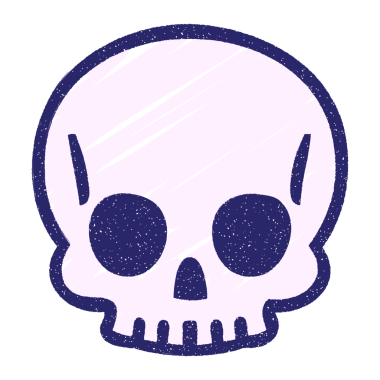 Ürkütücü Kafatası Tebeşiri Parlak neon rengi çiziyor