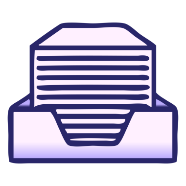 parlak neon renkli ofis kağıtları yığınının rengarenk karikatürü