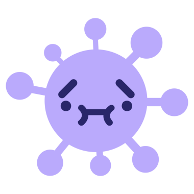 parlak neon renkli utangaç sinir virüsü