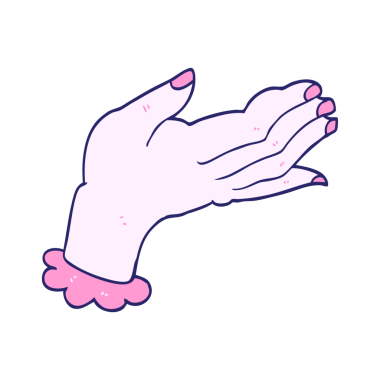 parlak neon renkli çizgi el