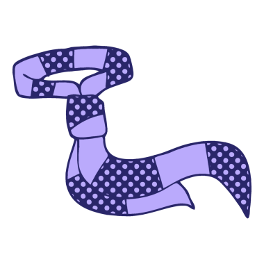 karikatür ofis kravatı parlak neon renginde