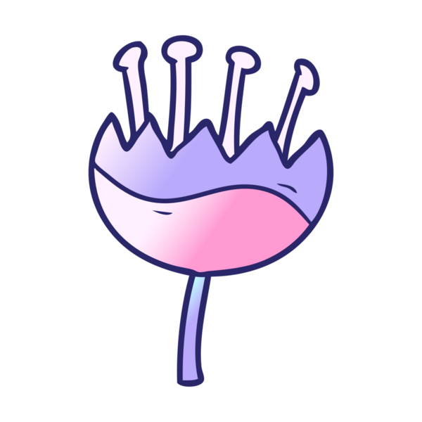 parlak neon renginde karton çiçek