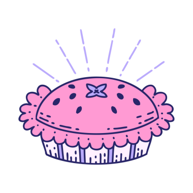 Geleneksel dövme stili parlak neon renginde inanılmaz bir turta.