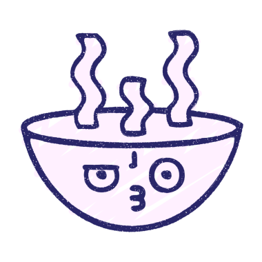 Sıcak Çorba Tebeşiri Parlak neon rengi çiziyor