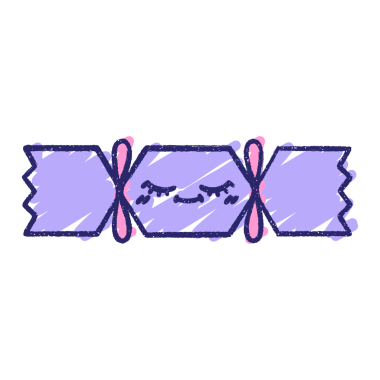 Noel Krakeri Tebeşiri Parlak neon rengi çiziyor