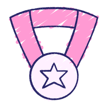 Birincilik Tebeşiri Parlak neon rengi çiziyor