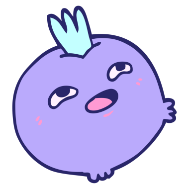 çizgi film karalaması parlak neon renginde sebze kökü