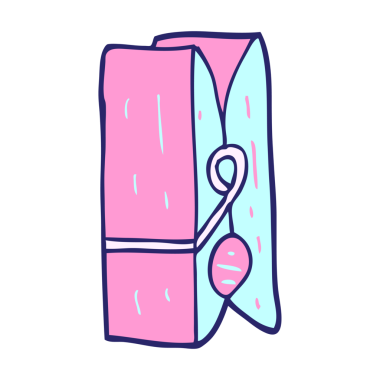 çizgi film çivisi parlak neon rengi