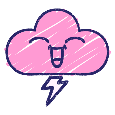 Fırtına Bulutu Tebeşiri Parlak neon rengi çiziyor