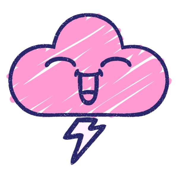 Fırtına Bulutu Tebeşiri Parlak neon rengi çiziyor