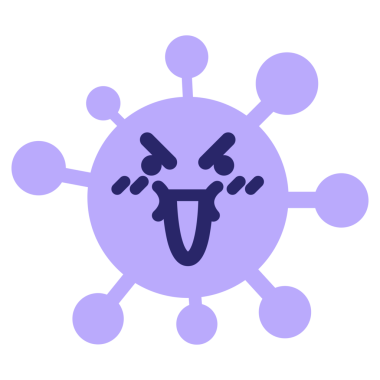 parlak neon renginde gülme virüsü