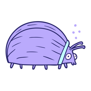 parlak neon renkli büyük çizgi film hatası