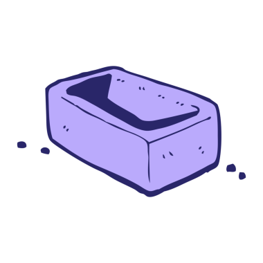 parlak neon renkli karton tuğla