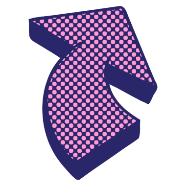 çizgi roman stili parlak neon renginde tuhaf çizgi film oku