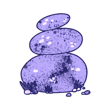 parlak neon renkli büyük istiflenmiş taşlar.