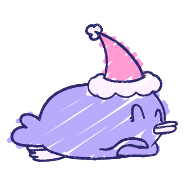 Parlak neon renginde Noel pengueni