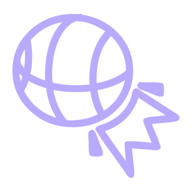 Basketbol spor simgesi simgesi parlak neon rengi