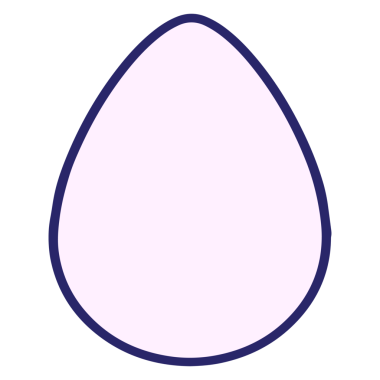 Parlak neon renkli şirin paskalya yumurtası tasarımı