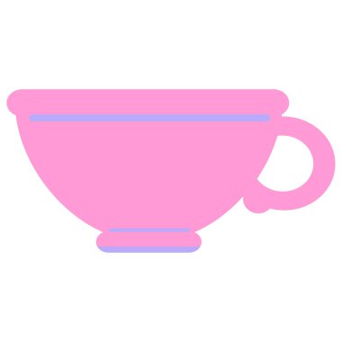 Parlak neon renkli kahve fincanı.