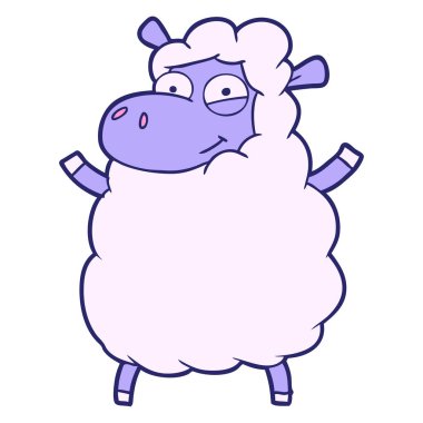 parlak neon renkli koyunlar