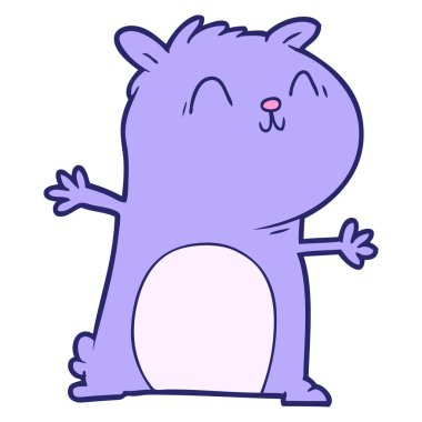 çizgi film faresi parlak neon rengi