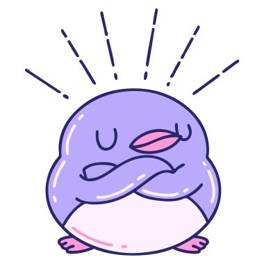 Parlak neon renkli katlanmış kanatları olan geleneksel dövme stili Robin 'in çizimi