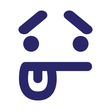 parlak neon renkli belirsiz yüz simgesi