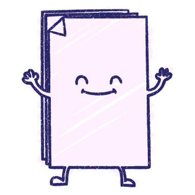 Ofis Kağıt Tebeşiri Parlak neon rengi çiziyor