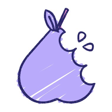 Meyve Tebeşiri Parlak neon rengi çiziyor