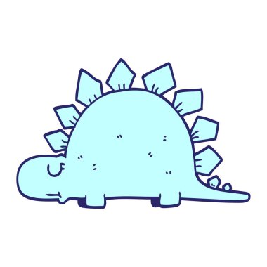 parlak neon renginde tarih öncesi dinozor karalaması