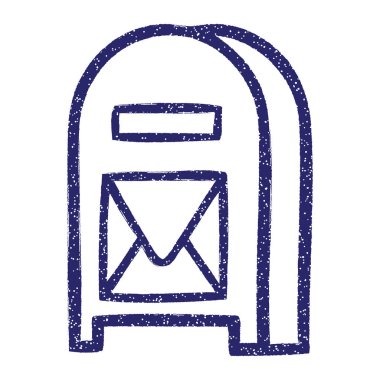 Posta Kutusu Kömür Parlak neon rengi çiziyor