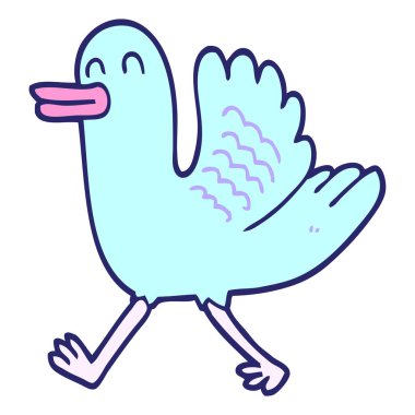 parlak neon renkli ördek