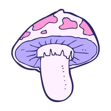 parlak neon renkli mantar taburesi