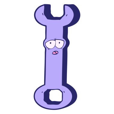 parlak neon renkli çizgi film anahtarı