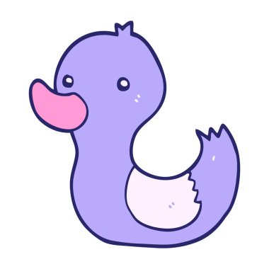 parlak neon renkli ördek