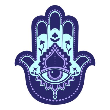 Parlak neon renkli bir hamza ikonik dövme görüntüsü