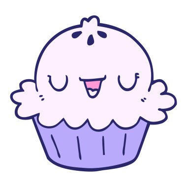 Parlak neon renkli şirin çizgi film turtası