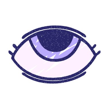 Esrarengiz Göz Tebeşiri Parlak neon rengi çiziyor