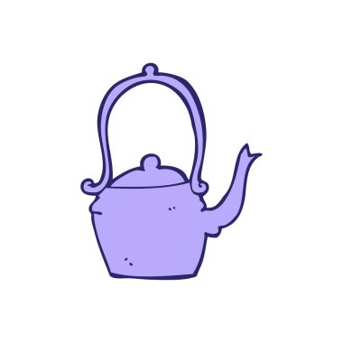 parlak neon rengi bir çaydanlık.