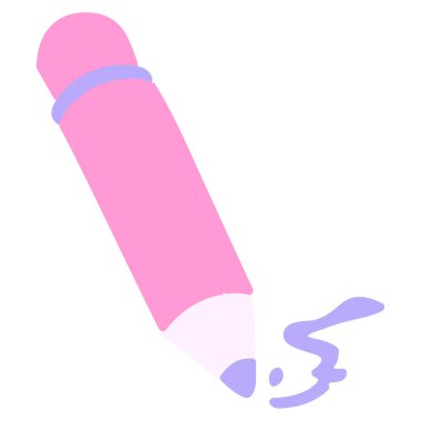 parlak neon renkli kalem karalama işaretleri