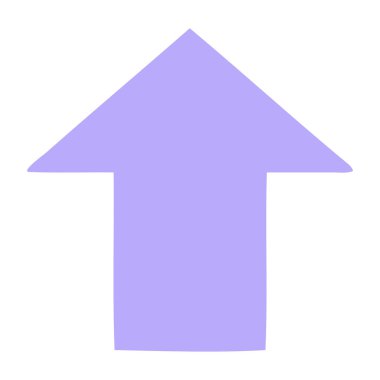 parlak neon renkli ok karikatürü