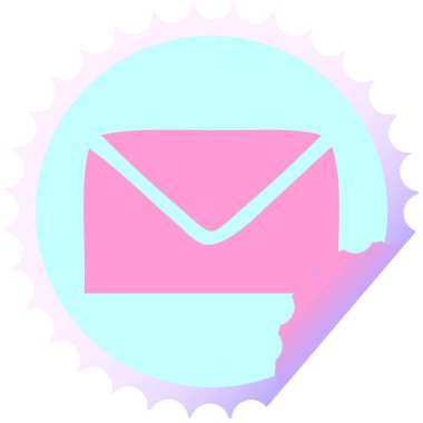 Parlak neon renkli kağıdın dairesel kabuk soyucu karikatürü