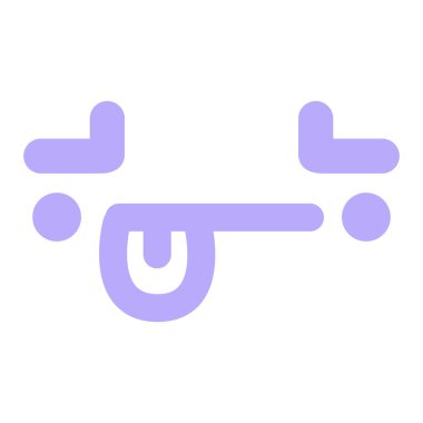 parlak neon renkli belirsiz yüz simgesi