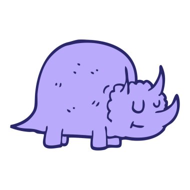 parlak neon renginde tarih öncesi dinozor karalaması