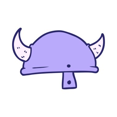 parlak neon renkli viking miğferi